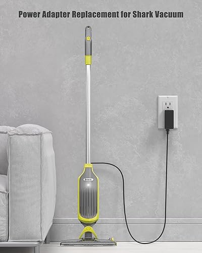 Miniatura 2 de Cargador Shark VACMOP VM200, cable de carga al vacío de repuesto compatible con aspiradora Shark VM200 VM20026 VM200C VC200 UM200 UM200 UM205 VC205