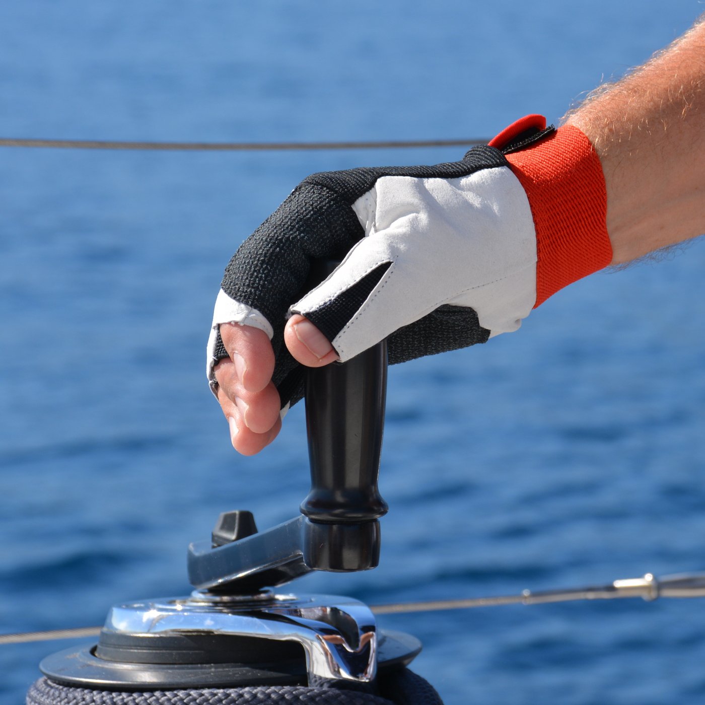 Guantes de Vela Kevlar® con Palmas reforzadas