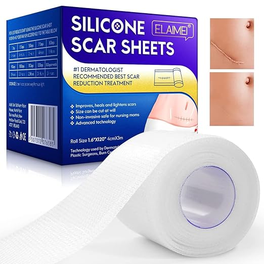 Buy HANNEA® Silicone Scar Sheets, Silicon gel sheets for Scars