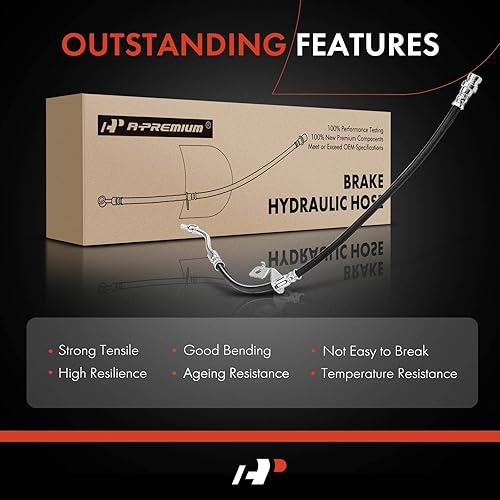 Miniatura 6 de A-Premium Manguera hidráulica de freno del acompañante compatible con los modelos Hyundai y Kia - Tucson 2010-2018, para Sportage 2011-2017 -