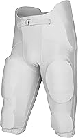 Champro Bootleg 2 Boys Youth Integrated Football Pants w/ Sewn-In Pads - Poly Spandex Stretch Fit Game Pants