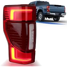 LED Tail Lights Compatible with 2020 2021 2022 Ford F250 F350 Super Duty Tail lights Assemblies LED with Blind Spot Type Rear Light Accessories OELC3Z13405E FO2800282Left Driver Side