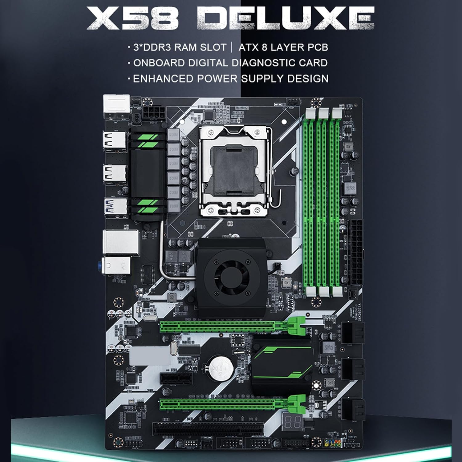X58 Pro DDR3 マザーボード Micro ATX LGA 1366シリーズ CPUゲーミング