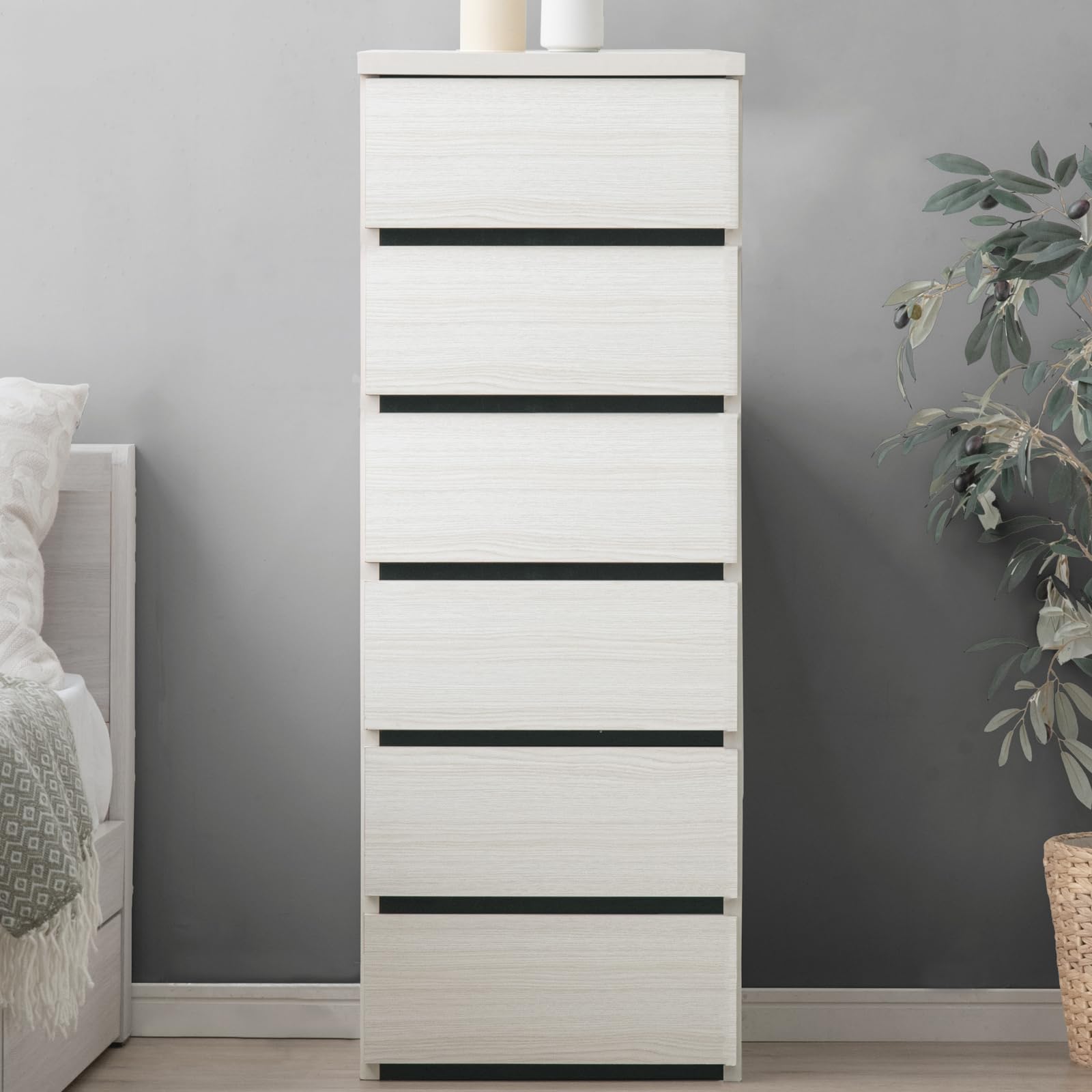 Amazon｜タンスのゲン チェスト 完成品 幅40cm 6段 国産 大川