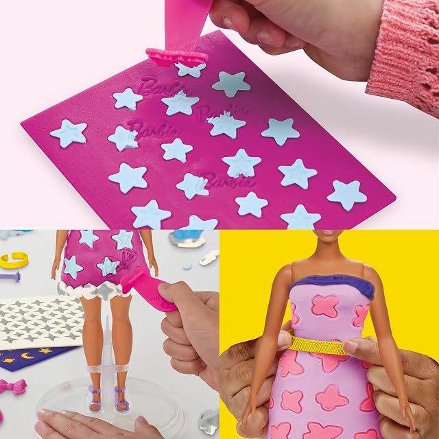Foto 2 de 8 de Play-Doh Barbie, Pack de Accesorios Brillos y Gemas