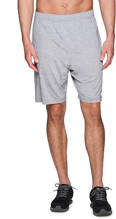 RBX Active Mens 9-Inch Inseam Workout Running Gym Athletic Basketball Shorts with Pockets