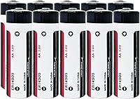 Vista 8 de Paquete de 4 baterías de litio ER14505 de 3.6 V tamaño AA de 2700 mAh batería de cloruro de tionilo (no recargable)..