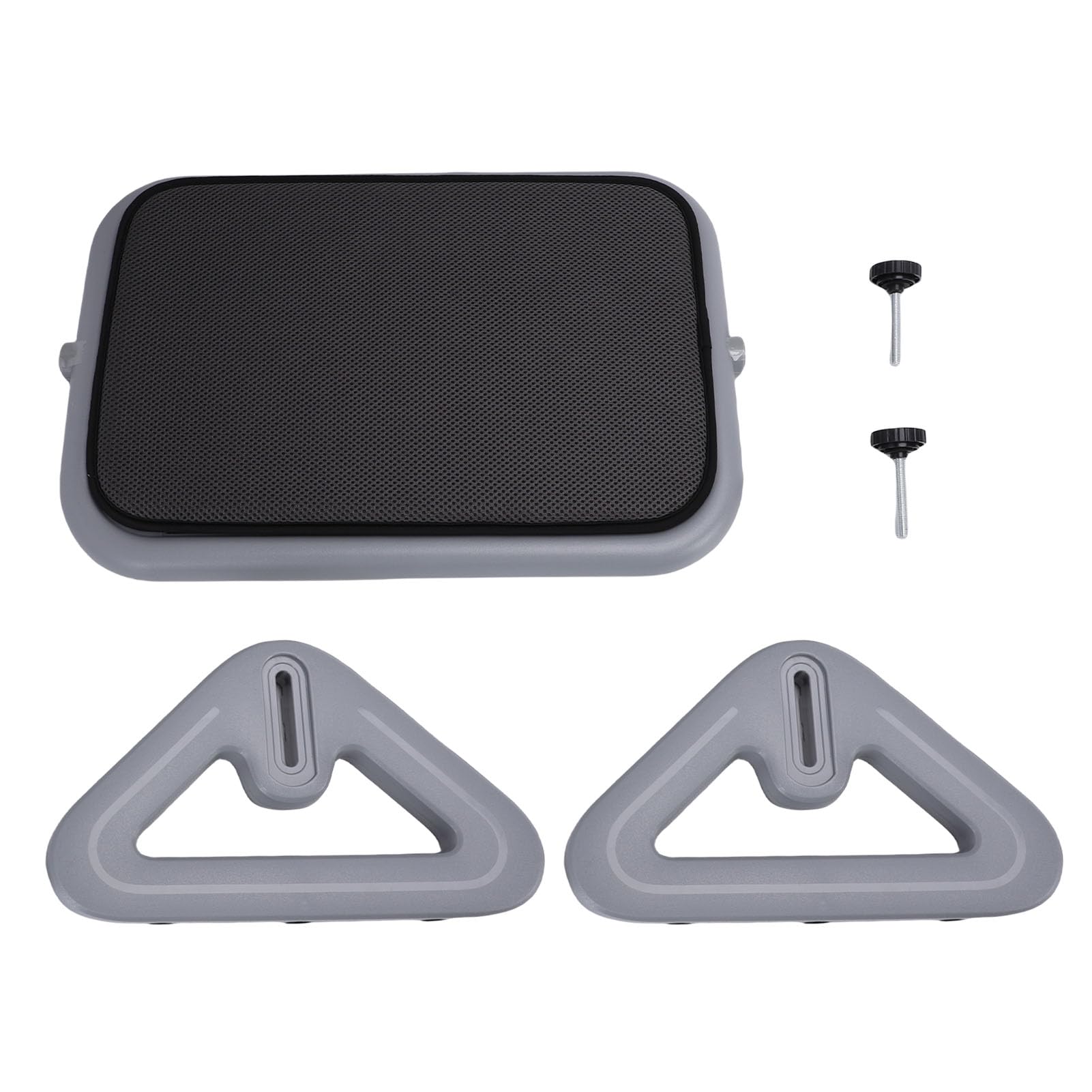 Asixxsix Poggiapiedi, Poggiapiedi Regolabile in Plastica per Sotto la Scrivania Al Lavoro, Pannello Grande con Base Antiscivolo, Ergonomico per Ufficio e Casa