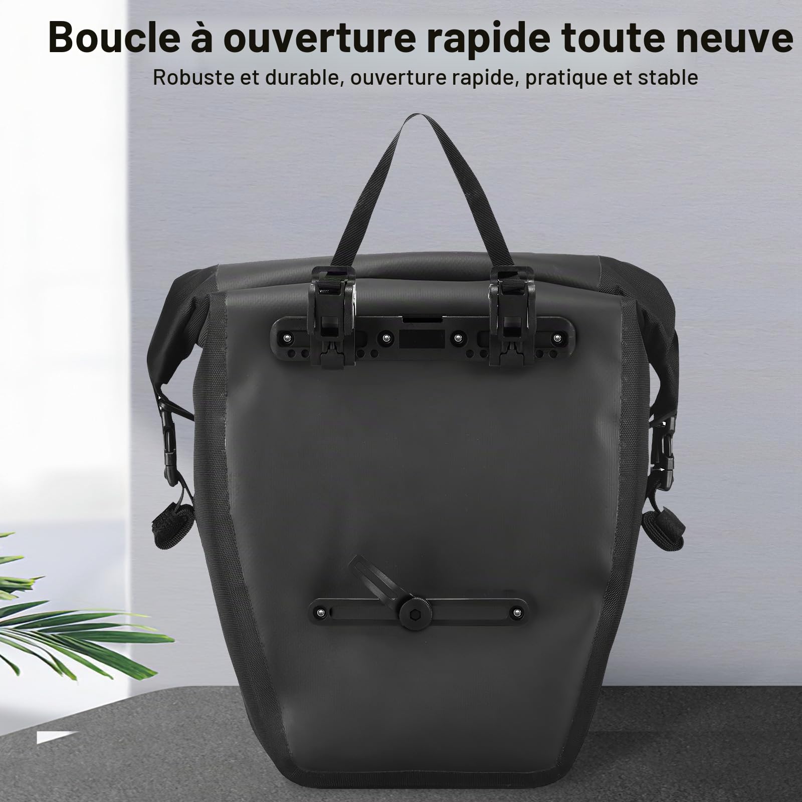 Bicyclette Poches Latérales Boucle de Bagage de Vélo Réglable Boucle de Sac Support de Sac Outil de Fixation Pratique Porte-bagages Vélo