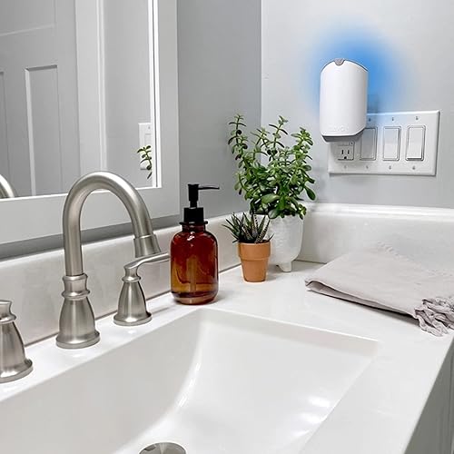 Miniatura 5 de ZEVO - Trampa de insectos voladores para interiores para moscas de la fruta, mosquitos y moscas domésticas (1 base de enchufe + 3 cartuchos de