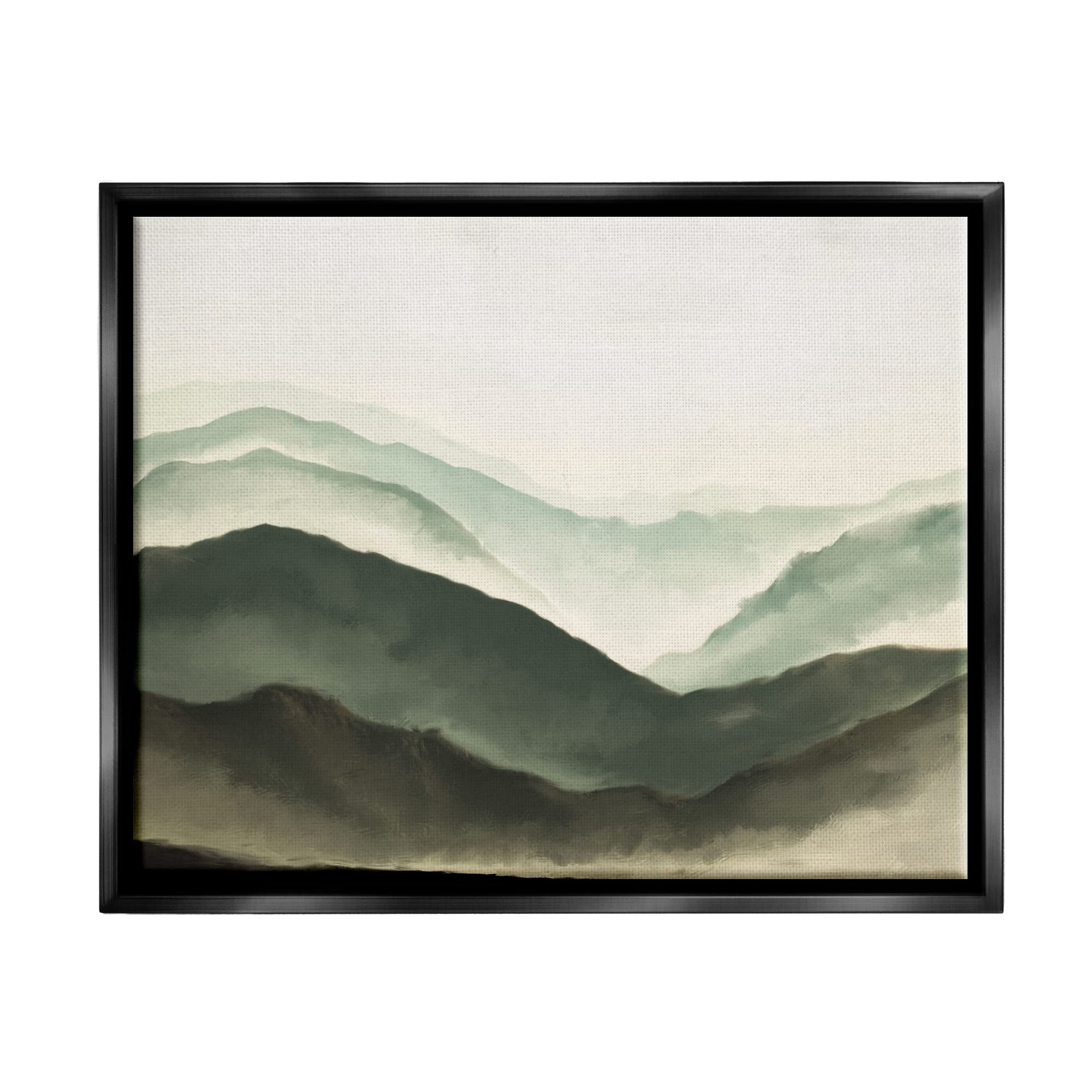 Stupell IndustriesMisty Mountain Range Atmospheric Landscape Watercolor Painting, Design by JJ Design House LLC