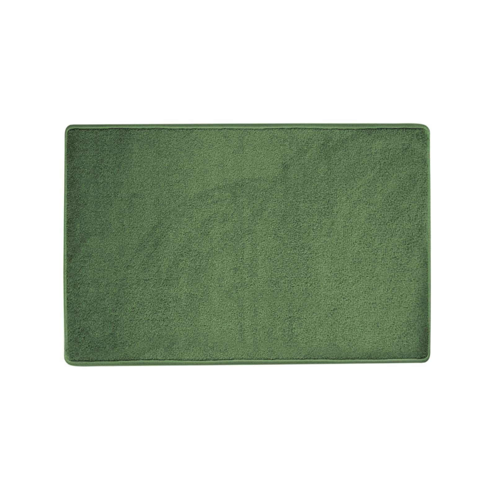 FLODI. Bathroom Rug, Carousel (200 x 350 cm, Green) Non-Slip Microfibre Bath Mat, Absorbent Bathroom Floor Mat Carpet, Easy to Clean Bathroom Runner