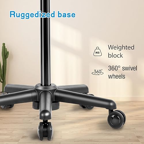 Miniatura 6 de Niuadage Secador de pelo profesional con capucha de 1500 W, secador de pelo con 3 modos de temperatura y diseño de temporizador, secador de pelo con