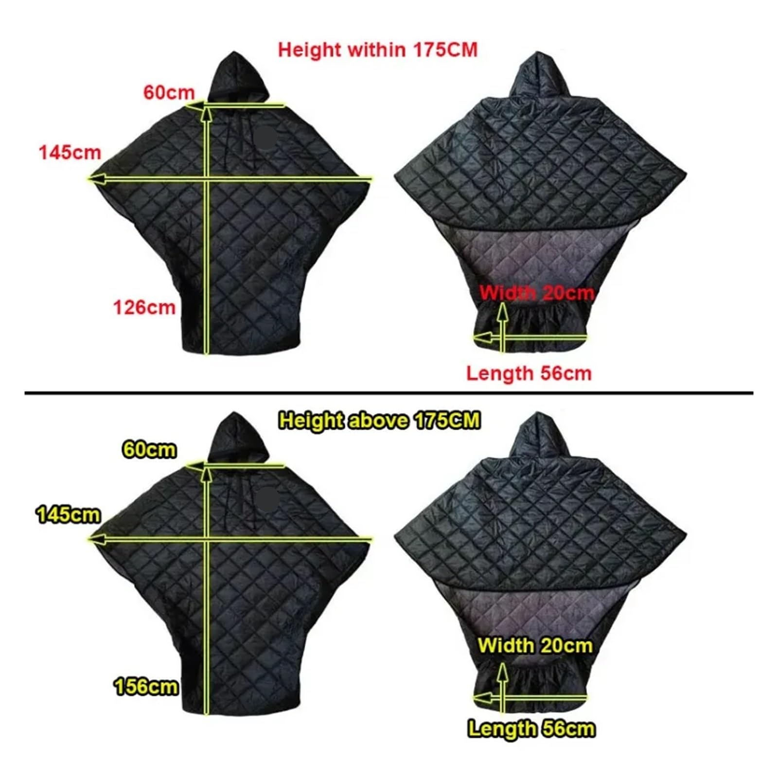 CojíN para Silla De Ruedas De Invierno Manta Gruesa de Invierno for Silla de Ruedas for Ancianos, Ideal for Exteriores Manta Silla De Ruedas(Height Above 175cm)