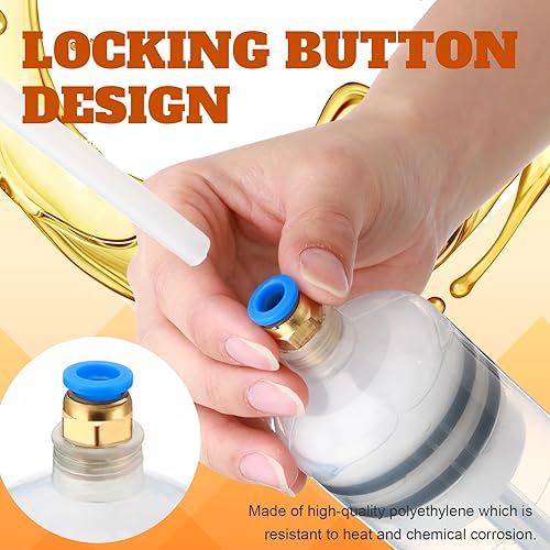 Miniatura 4 de Lothee Paquete de 2 Extractores de Fluidos Automotrices de 500cc Bomba Extractora de Aceite Bomba de Jeringa Manual con Manguera Succión Manual al