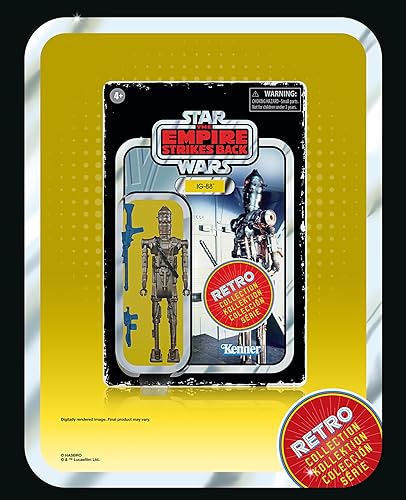 Miniatura 4 de STAR WARS Retro Collection Special Bounty Hunters - Paquete de 2 juguetes Dengar e IG-88 de 3.75 pulgadas, figuras de The Empire Strikes Back