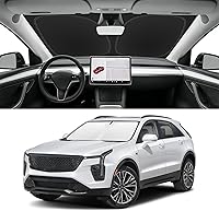 Vista 11 de Parasol de parabrisas de ajuste personalizado para Nissan Titan 2017-2024, bloquea los rayos UV y el calor, parasol de ventana delantera, fácil