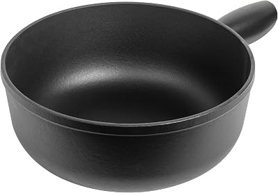 Kuhn Rikon Caquelon — hierro fundido negro mate (inducción)