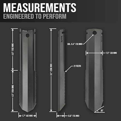 Miniatura 8 de Kuvik Estufa de madera de titanio y paleta de titanio, ultraligera y compacta para mochileros, camping y supervivencia