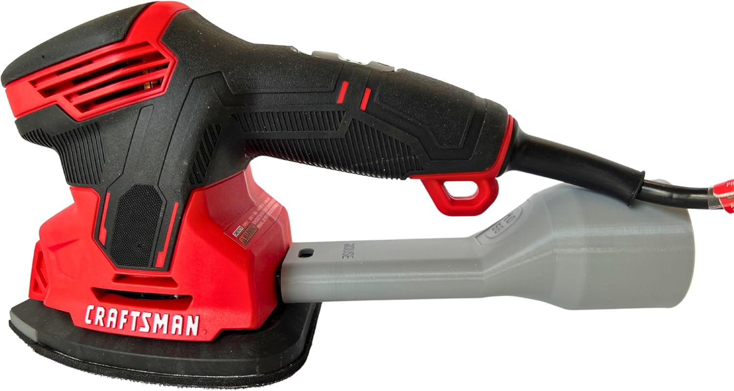 Sander Vacuum Adapter for CRAFTSMAN Detail Sander CMEW210 - Shop Vac Attachment for Dust Collection Reducer by 1058Designs (2-1/2")