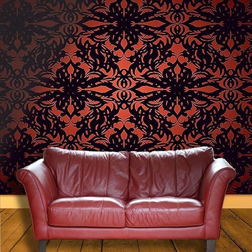 Miniatura 3 de Adhesivo de papel de pared victoriano, para decoración de pared, versátil para varios espacios (31.5 pulgadas de ancho) x 24 pulgadas de alto