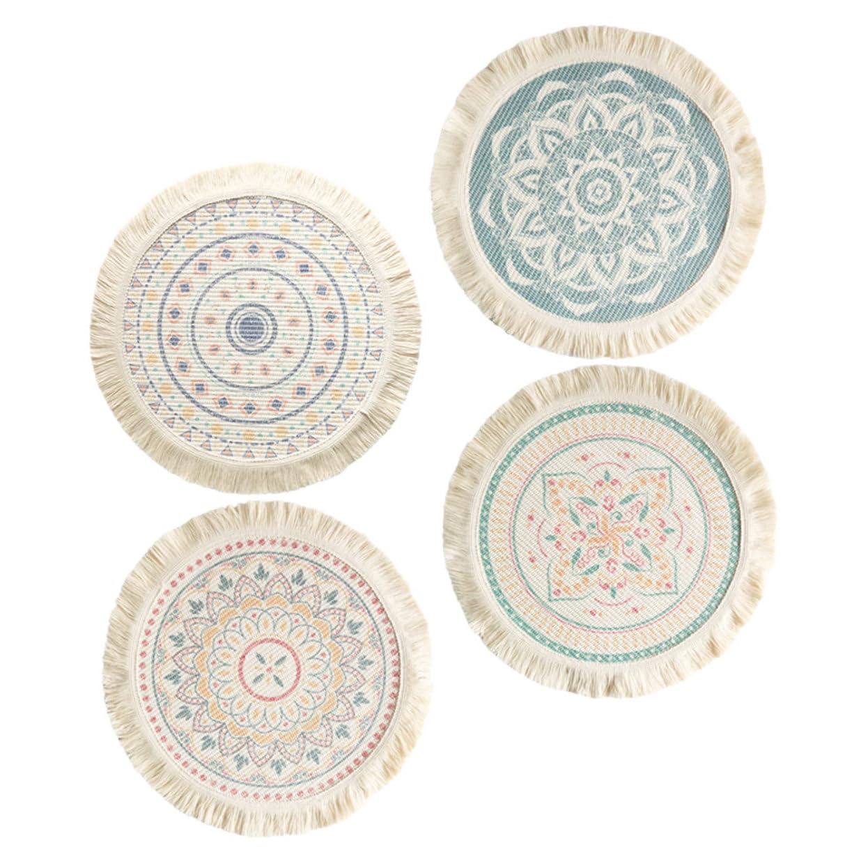 Set de table VICASKY 4 pièces antidérapant et résistant pour la maison