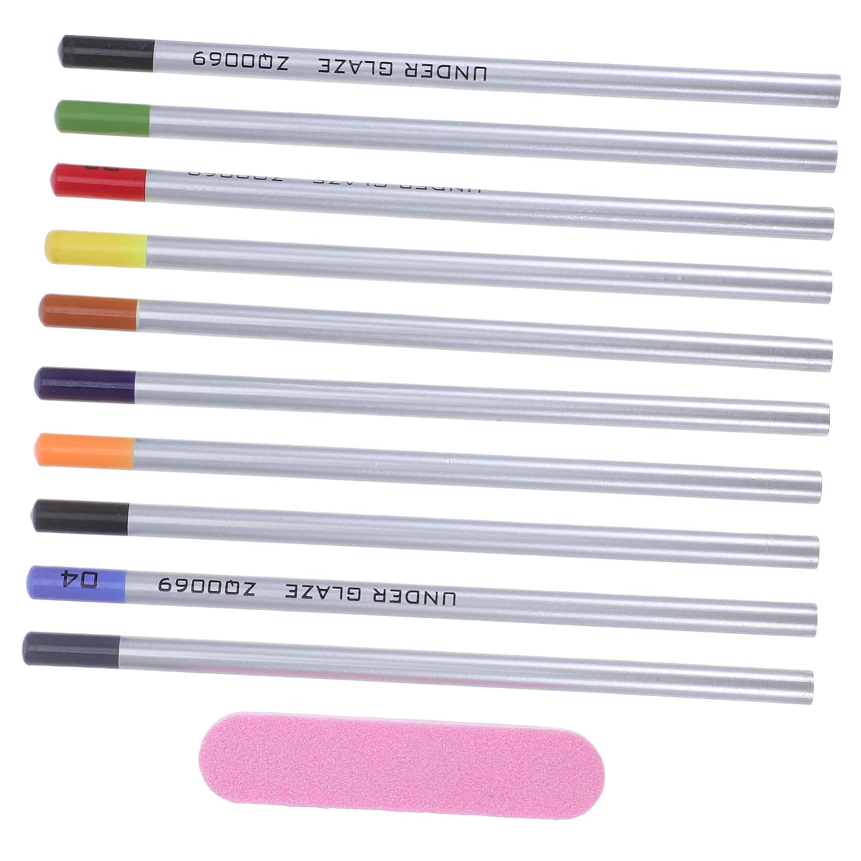 Crayons à glaçure sous-céramique pour dessiner facilement sur l'argile