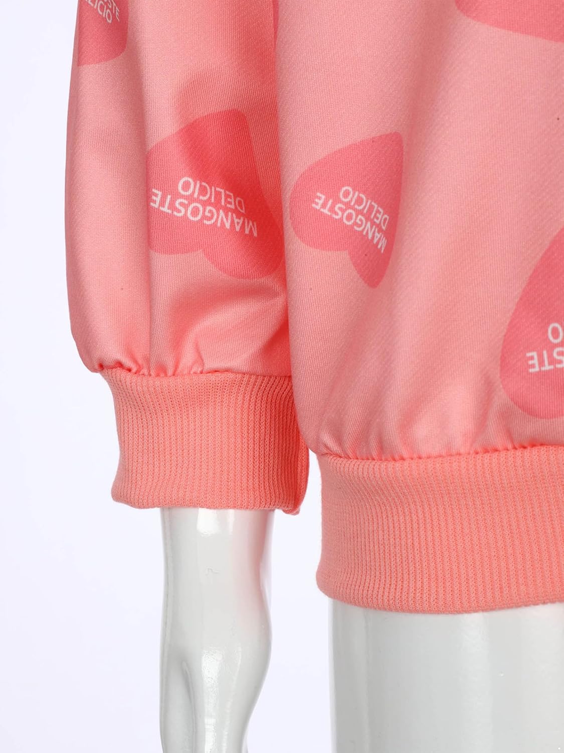 Big Girls Graphic Sweatshirt Sweetheart Print Long Sleeve Crewneck Pullover Fall Winter Top