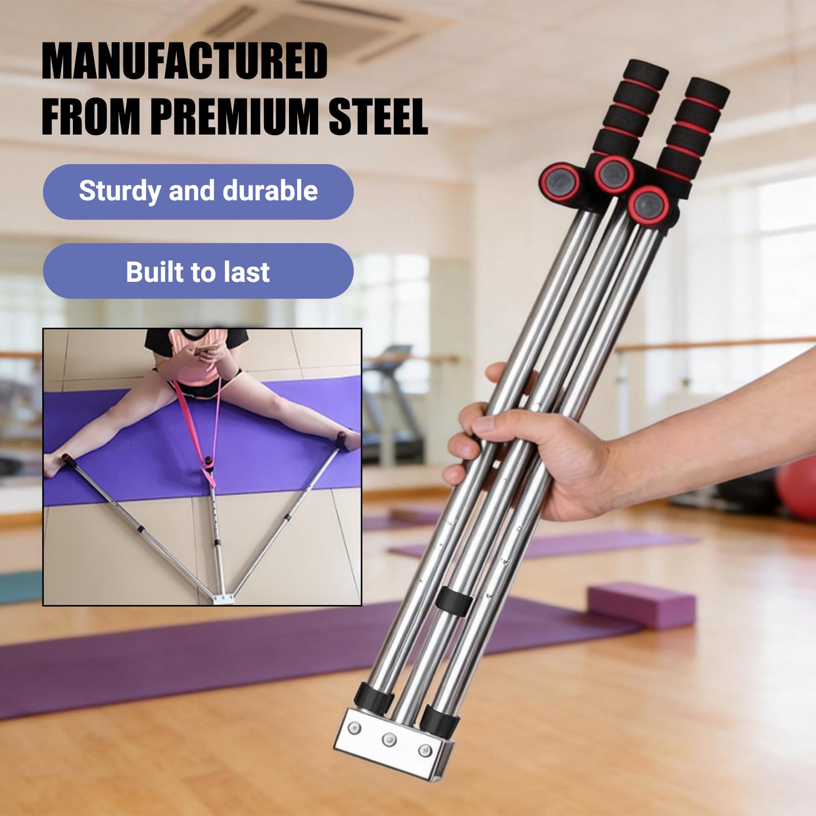 Stretch Machine, Divaricatore Gambe, Leg Stretcher Danza Ginnastica Yoga Stretching dei legamenti Attrezzatura per Allenamento per Balletto Yoga Danza Arti Marziali Macchina per Stretching
