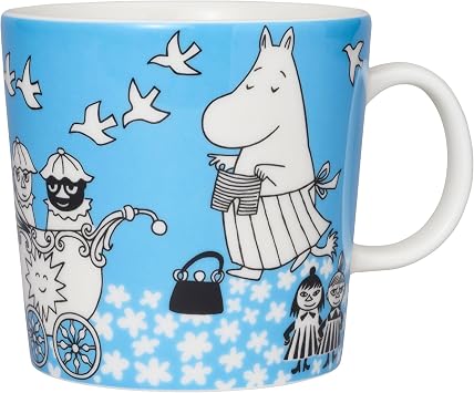 Iittala Vitro Porcelain Moomin Mug - 0.4L General Use Cup