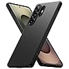 Ringke Onyx for Samsung Galaxy S25 Ultra Case [Anti-Fingerprint Texture] Slim-Fit Lightweight Shockproof Protective Cover with Non-Slip Side Grip - Black