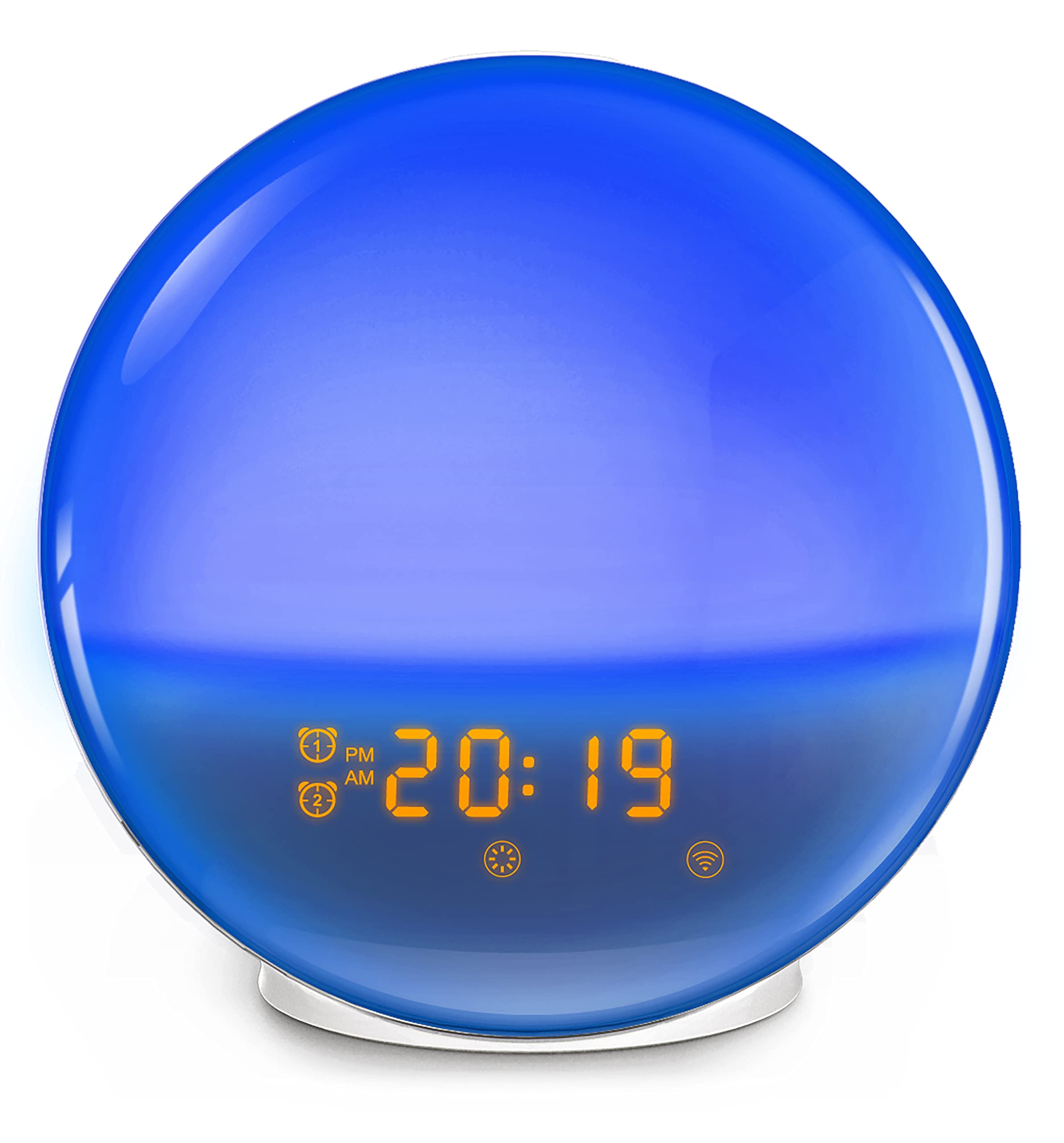 Muvit iO Lámpara RGB Luz Ambiente y Despertador con Radio FM