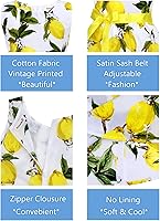 Vista 85 de Vestido de verano para niña, de algodón, con diseño floral