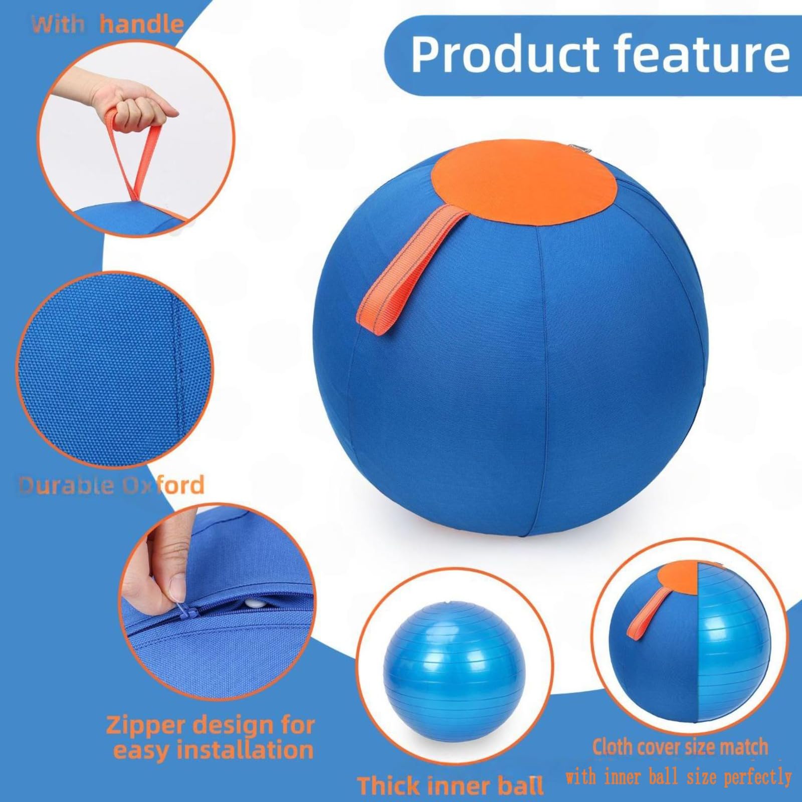 Hundespielball zum Hüten Hund Φ25cm/45cm/55cm Besonders stabil und langlebig Interaktiv Hundespielzeug mit Pumpe Aufblaswerkzeug Training Spielzeug Großer Hund Hundespielball zum Hüten für Haustier