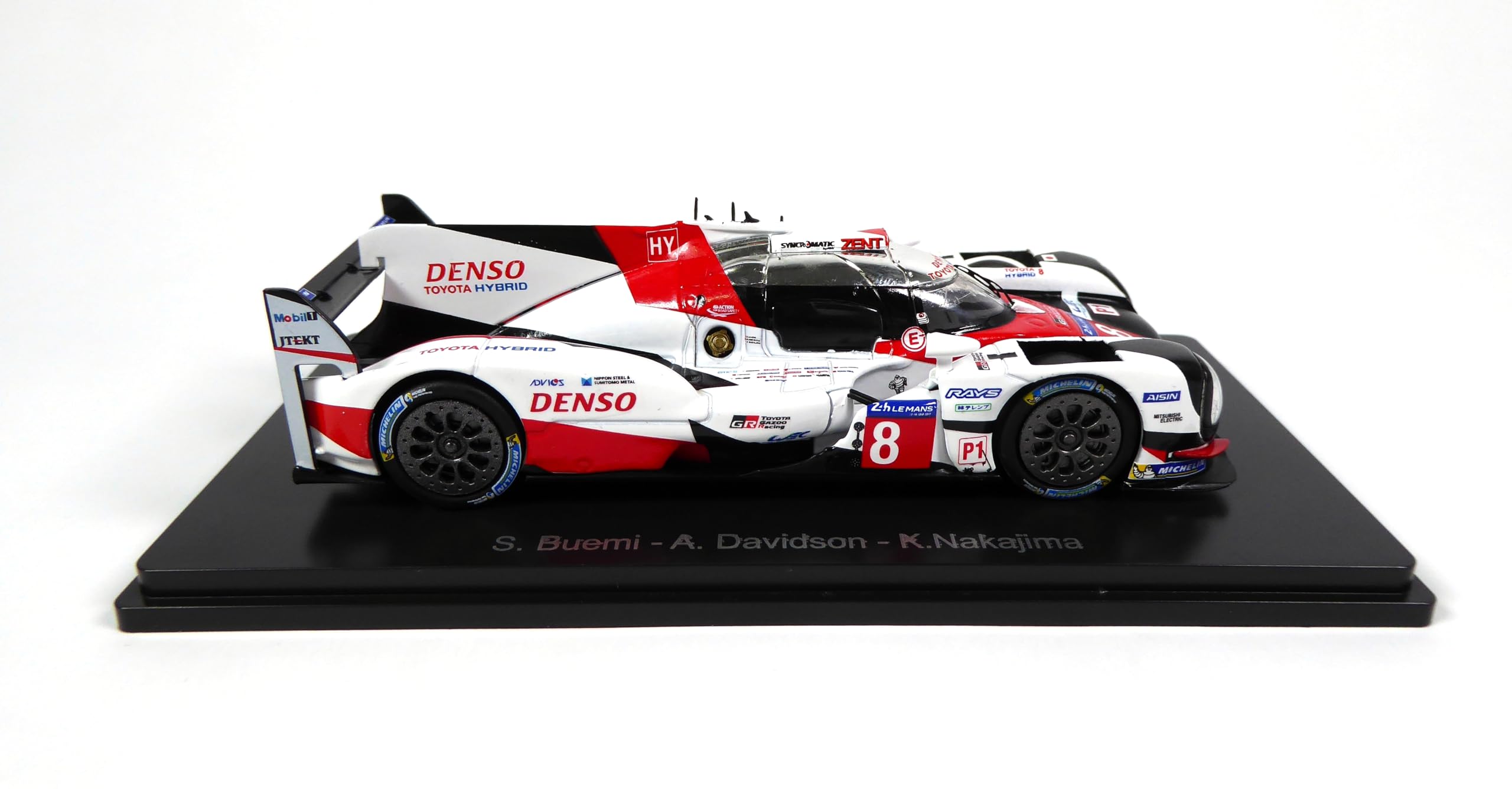 OPO 10 Lot de 3 Voitures 24h Le Mans Spark 1/43 Toyota TS050 2017 + Porsche 956 1984 + Nissan R390 GT1 1998 / LM01+03-05