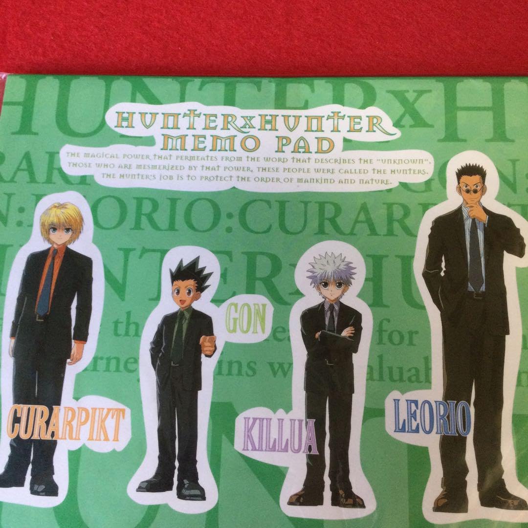 Amazon.co.jp: HUNTER×HUNTER ハンターハンター メモパッド 集合