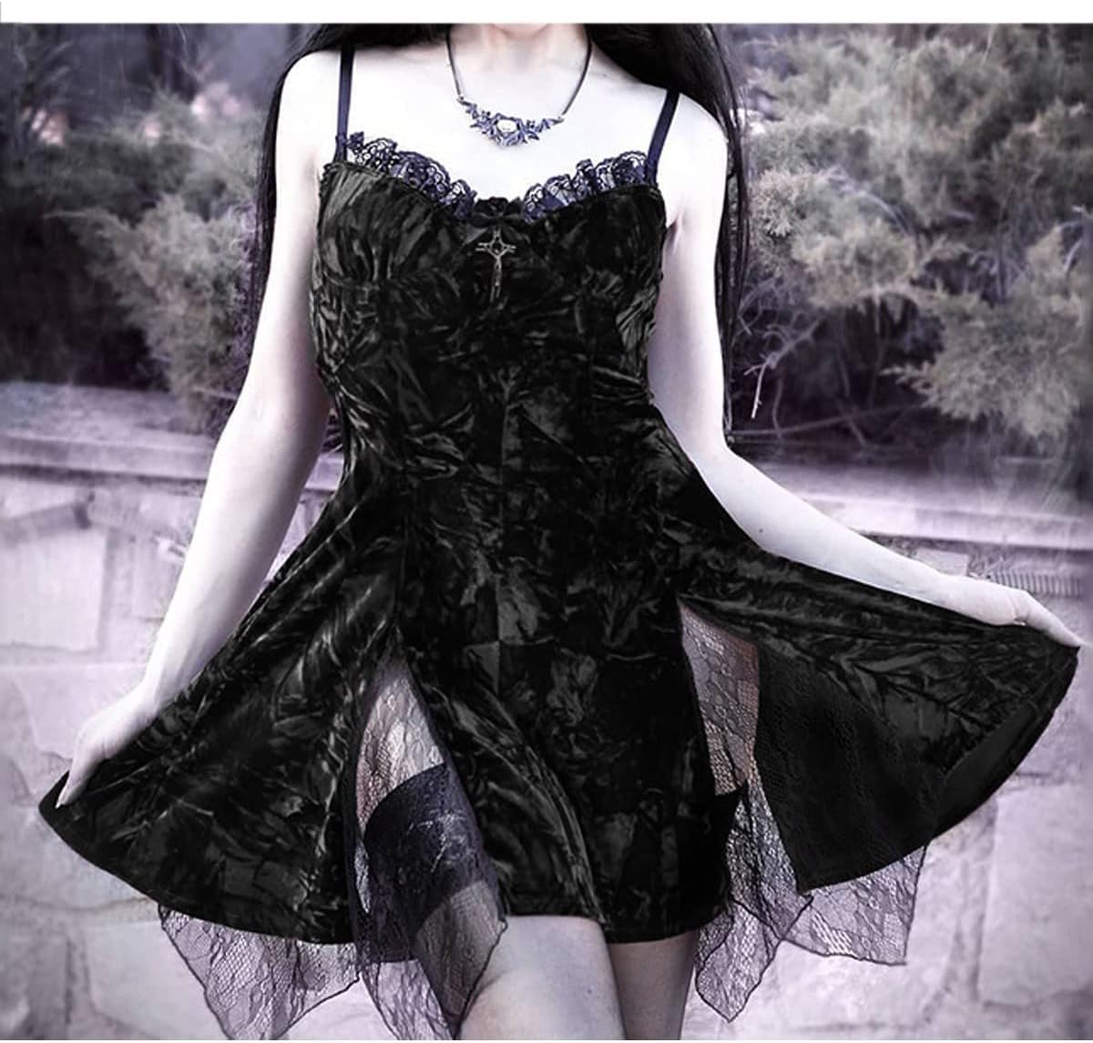 Gotik Elbise, Kadınlar için Vintage Gotik Elbiseler, Romantik Günlük Elbise, Cadılar Bayramı Parti Kostümleri