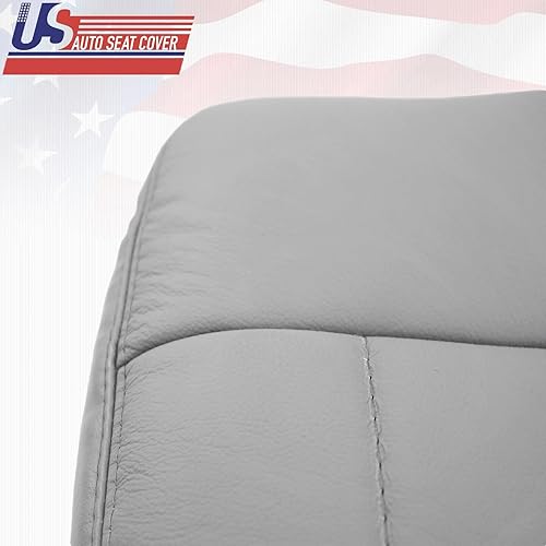 Miniatura 7 de 1998 para Ford F-150 Lariat Driver Bottom Funda de asiento de cuero Med Gris Grafito