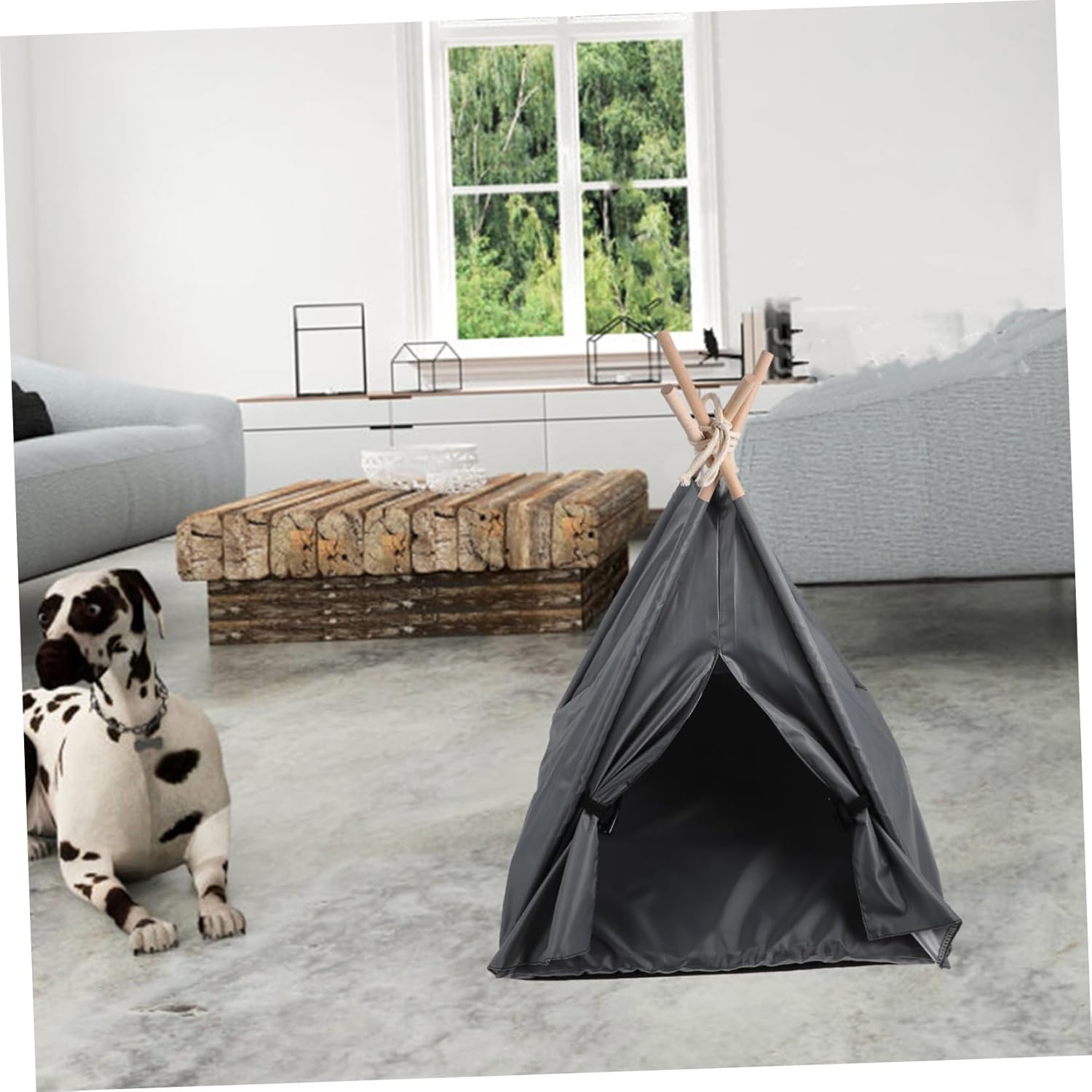 Washable Waterproof PET Tent for Small to Medium Dogs and Cats Removable Oxford Fabric Dog House for Indoor and Outdoor Use Puppy Supply