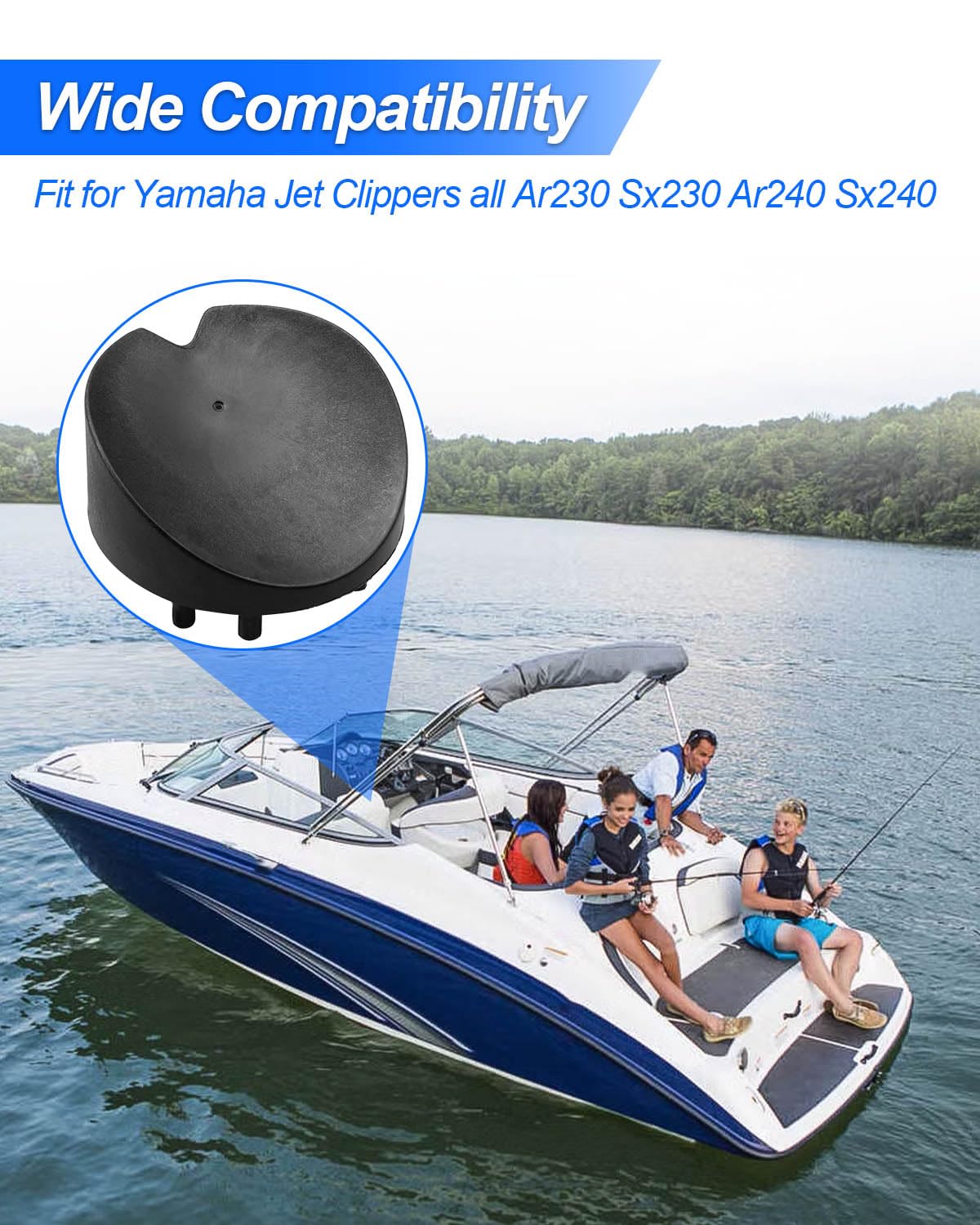 Kit de reparación de bomba de limpieza de 2 piezas para Yamaha Jet Clippers Ar230 Sx230 Ar240 Sx240 242LTD S Lx210 LS2000 Lx2000 Sx190 Ar190 Reemplaza F0R-67609-09-00