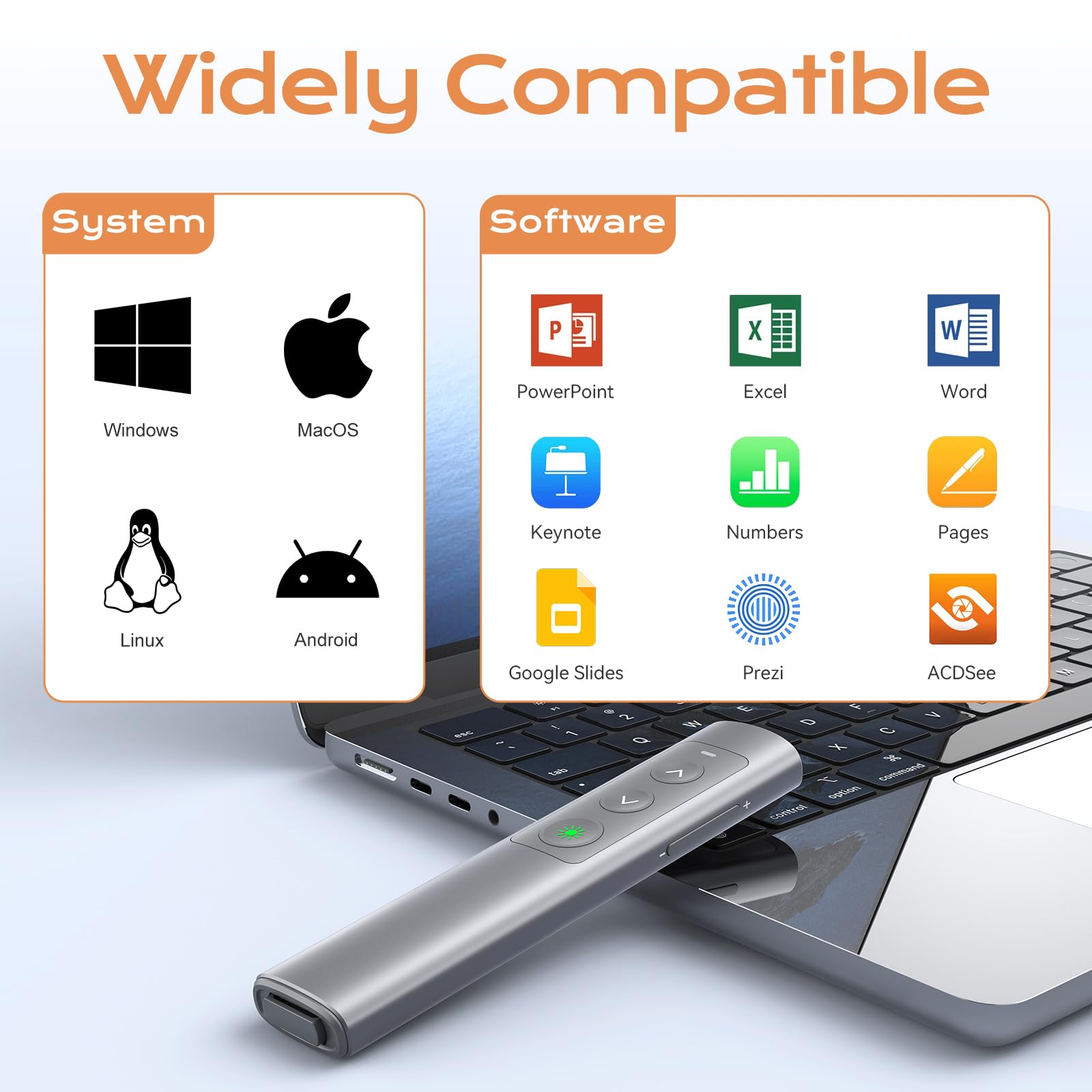 Presentation Clicker Wire...B0DD36Q8PG | Encarguelo.com.ve