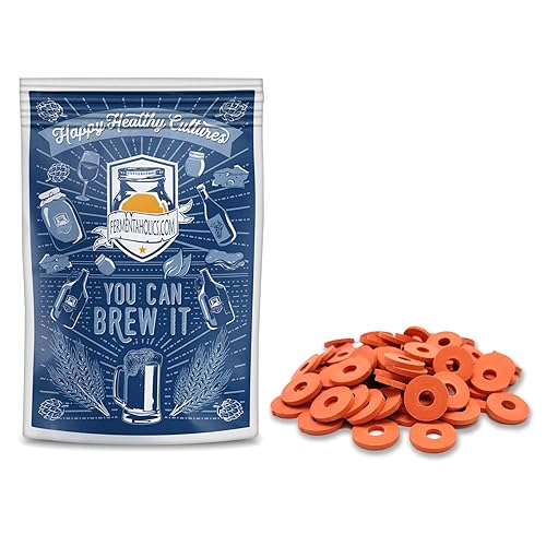 Grolsch - Arandelas de repuesto para botellas con tapa abatible, estilo oscilante, paquete de 100 juntas, sustituye a las juntas viejas y