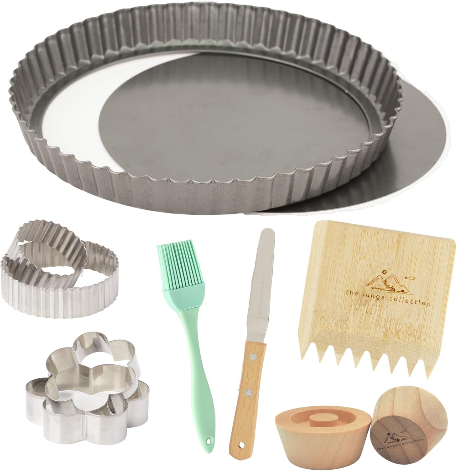 Tart Pan NonStick Tart Pan 9 Inch Removable Bottom