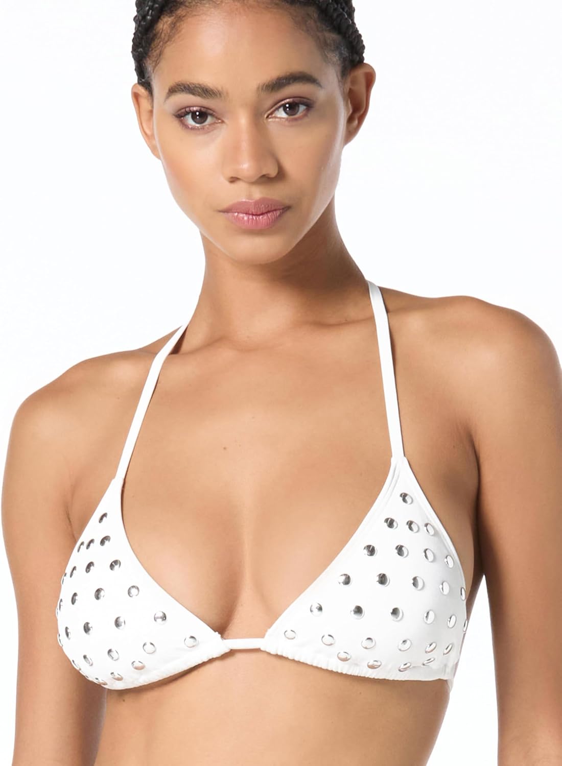 Women's Studded String Bikini Top
