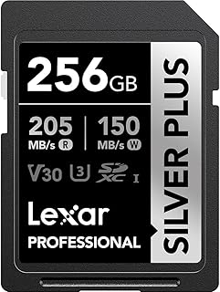 Cartão de Memória Lexar Professional Silver Plus SDXC UHS-I Card 256GB