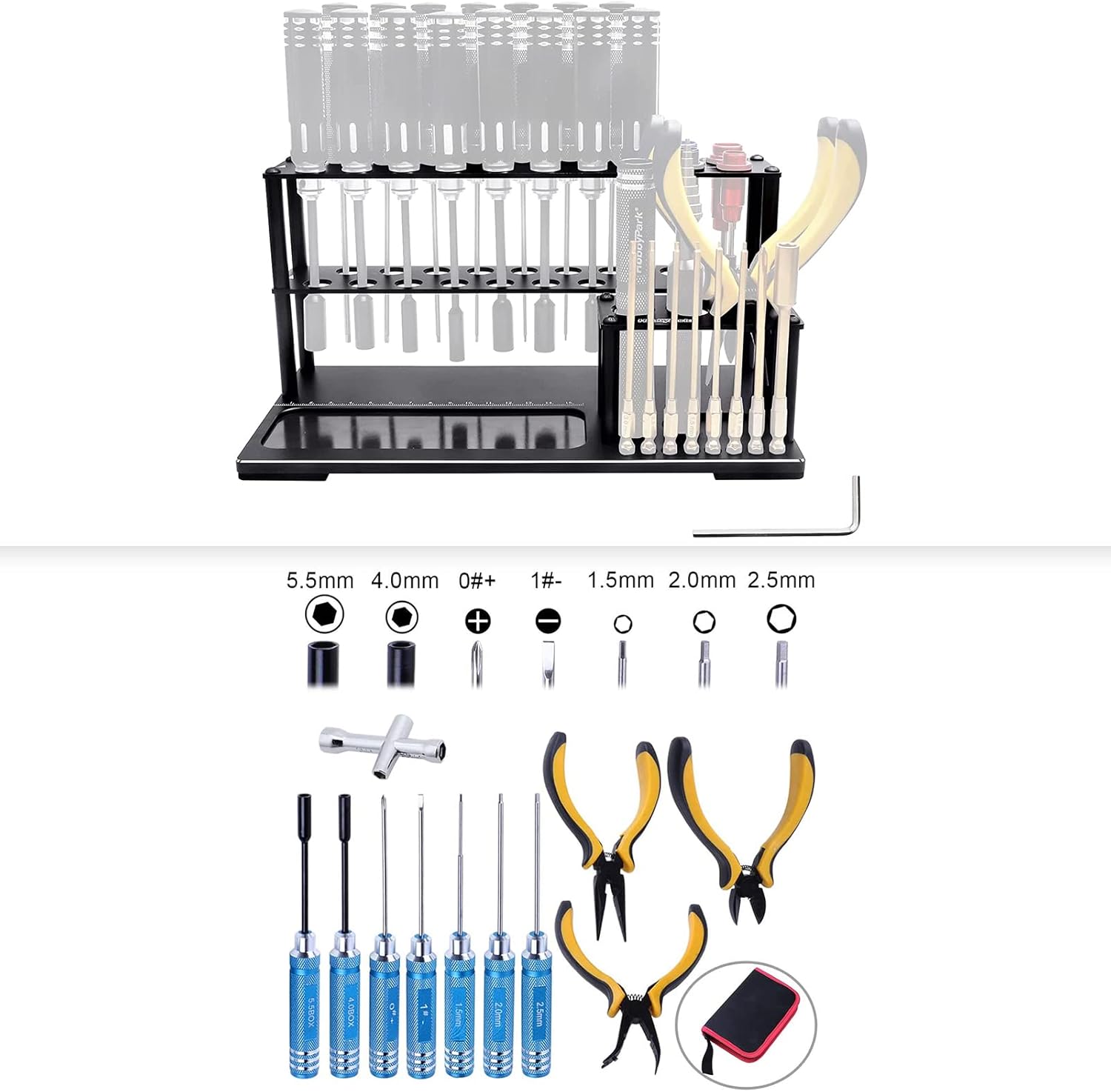 Hobbypark RC Tools Kits & RC Screwdriver Organizer