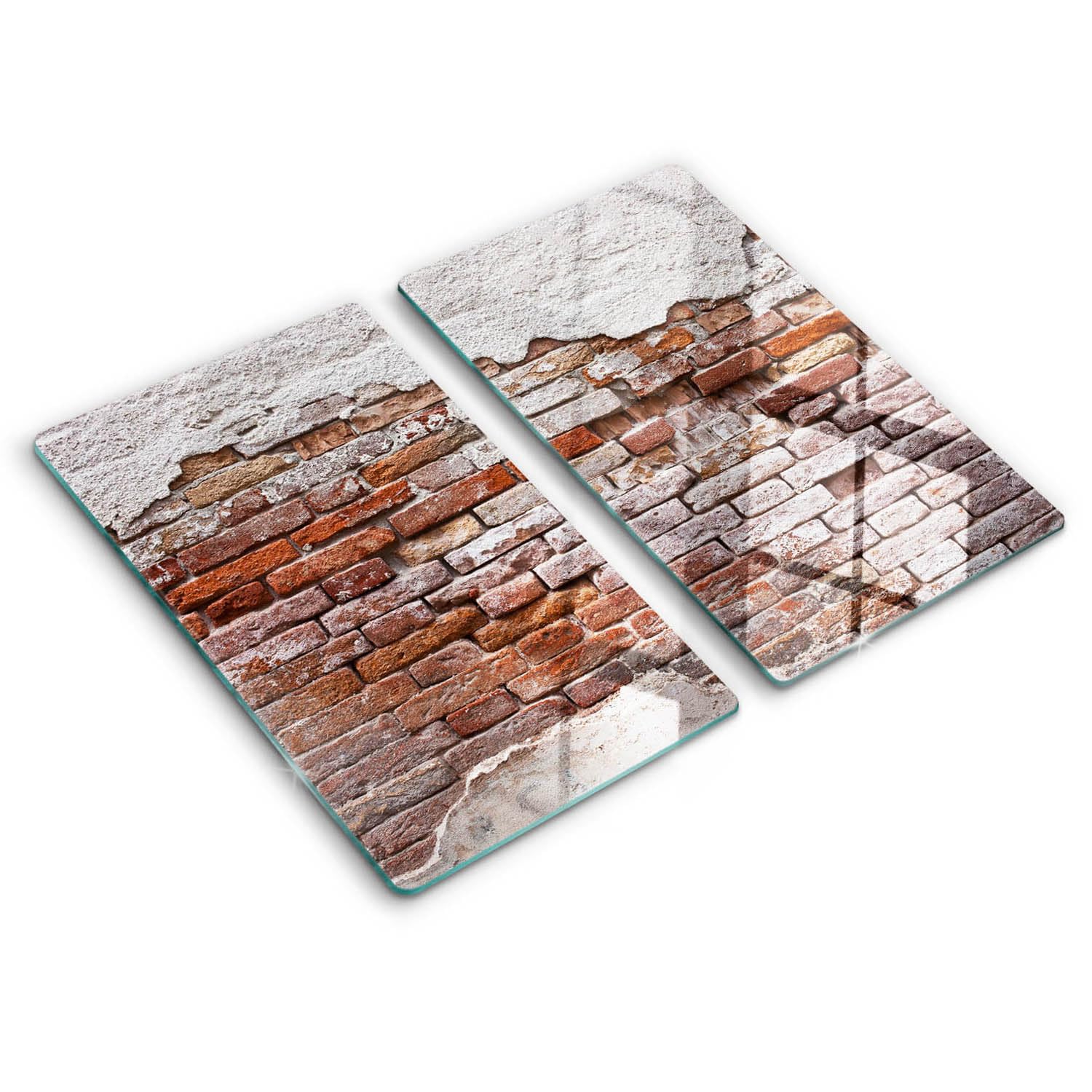 Accessoires de cuisine induction antichoc et planche de découpe brique 2x30x52cm
