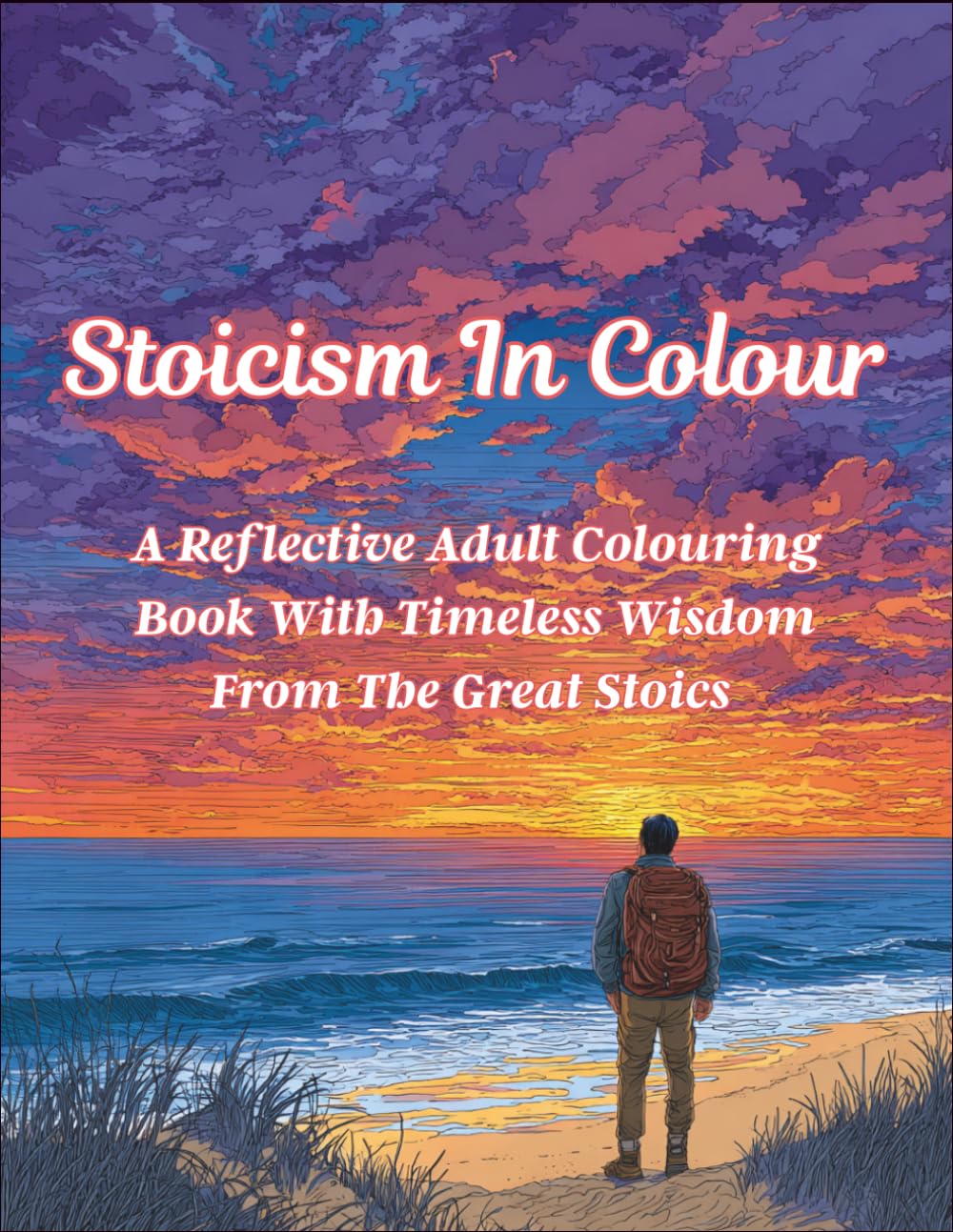 Stoicism In Colour: A Reflective Adult Colouring Book With Timeless Wisdom From The Great Stoics