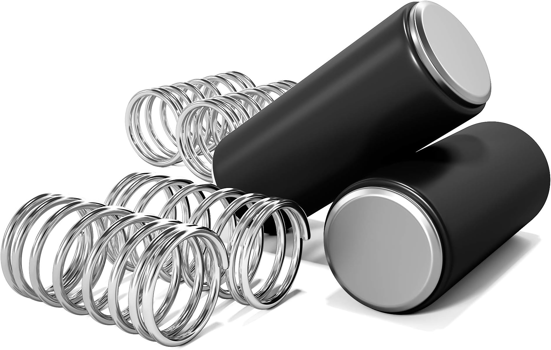 BeMaxx Weights 2-Part Set Skipping Speed Rope | 2 Extra Steel Weights 100g incl. Springs for Secure Fitting in the Handle | Double Unders, Professional Sport, Boxing, Fitness