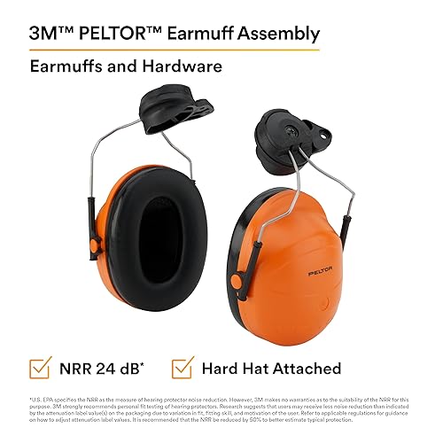 Miniatura 2 de 3M PELTOR Conjunto de orejeras M-985/37333(AAD), para productos Versaflo M-100 y M-300, par, 1 EA/estuche